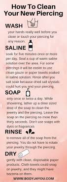 Ear Piercing 101 What You Should Know Cleaning Piercings Nose Piercing Care Nose Piercing Placement
