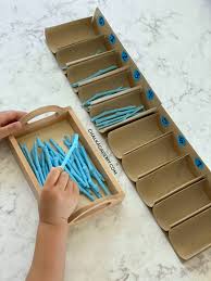 The montessori method has shown that it has great results in its students and if you apply it your children will learn skills that are not taught in traditional schools. Diy Montessori Spindle Box With Recycled Cardboard Paper Rolls Video