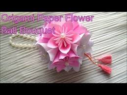 折り紙 フラワーブーケ作り方 ボールブーケ 音声解説 origami paper flower wedding bouquet full ball size diy youtube ペーパーフラワーボール ペーパーフラワー フラワーボール