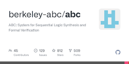 GitHub - berkeley-abc/abc: ABC: System for Sequential Logic ...