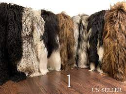 Genuine Icelandic Sheepskin Pelt Fur Rug Beautiful Natural Color Modern Luxury Decor Floor Mat Motorcycle Seat Cover O Sheepskin Rug White Fur Rug Grey Fur Rug