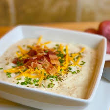 Loaded Baked Potato Soup Potato Soup Recipe Potato Recipes Recipe In 2020 Baked Potato Soup Loaded Baked Potatoes Loaded Baked Potato Soup