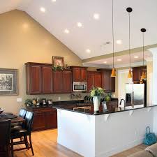 Monorail lighting similar to track and cable systems, monorail lighting functions on the principle of flexible cable or rods that support pendant or other types of light fixtures. This Is The Lighting Design You Have Been Looking For Vaulted Ceiling Kitchen Vaulted Ceiling Lighting Recessed Lighting Vaulted Ceiling