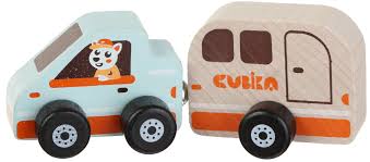 What makes them so alluring? Cubika Wooden Toy House On Wheels High Quality Toys