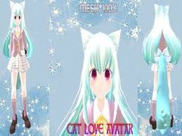 Select the editing area of your avatar. Second Life Marketplace Anime Avatar Neko Cat Girl Young Furry Mesh Complete