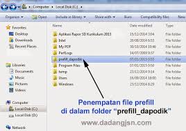 Data prefill aplikasi dapodik ver. Dapodik Versi Terbaru 3 0 2 Kumpulan Informasi
