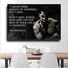 Maybe you would like to learn more about one of these? Amazon De Poster Mit Inspirierendem Spruch Motiv Muhammad Ali 1 Mit Signatur Druck