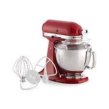 Kitchenaid artisan series 10 speed 5 quart tilt head stand mixer. Kitchenaid Ksm150pser Artisan Empire Red Stand Mix Reviews Crate And Barrel