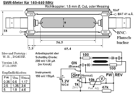 Easily this circuit will make amazing swr/rf meter, antenna, 3~6 turn ferrite. Dl4yhf S Old Ham Radio Stuff