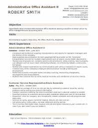 Administrative Resume Samples Examples And Tips