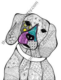 Select one of 1000 printable coloring pages of the category adult. Zentangle Dog Colouring Page Animal Colouring Zentangle Coloring Sheet Beagle Zentangle Pdf Intricate Animal Coloring Books Dog Coloring Book Dog Coloring