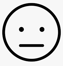 Download free emoji faces png with transparent background. Smiley Face Sad Face Straight Face Neutral Smiley Faces Clip Art Black And White Hd Png Download Transparent Png Image Pngitem