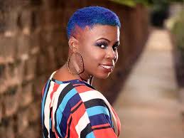 In the past, women were afraid to cut their hair quite short. This Is The Boldest Short Natural Hair With Color You Will Flickr