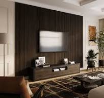 Luxury American Smoked Oak Acoustic Slat Wood Wall Panels
