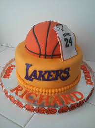 24 jersey sneakers basketball cake topper and 18 pcs basketball themed balloons for kids, boys … Laker S Cake Cakecentral Com