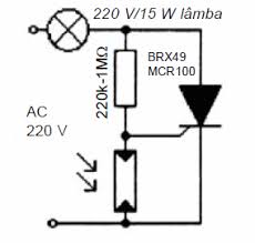 Electronic Circuit Diagrams Part 2 Ldr Ve Tristorlu Karanlikta Calisan Devre Electronics Circuit Circuit Diagram Circuit