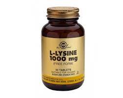 L Lysine 1000 Mg Solgar 50 Tablets
