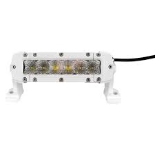 Marine Sport Lighting Ms Mrsr06 Single Row Led White Light Bar Boatid Com
