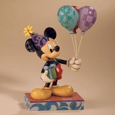 Jim Shore Disney Mickey Mouse Birthday Figurine Disney Traditions Mickey Mickey Mouse Figurines