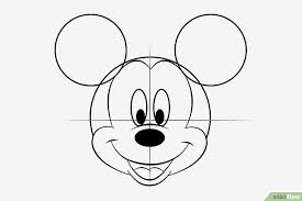 Comment Dessiner Mickey Mouse Mickymaus Zeichnungen Micky Maus Mickey Mouse Schablone