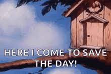Ready or not here i come. Here I Come To Save The Day Gif Gifs Tenor