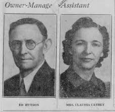 Hutson Occupies Own Building Here is an exterior view of the Hutson  Furniture Store which will be open formally in it's new location at 109 E  Main St. starting at 7:00 PM