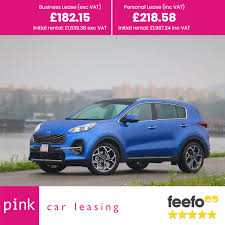 Deciding to lease a used car is a big decision but it can make vehicles you never thought possible. Pink Car Leasing On Twitter ð—žð—¶ð—® ð—¦ð—½ð—¼ð—¿ð˜ð—®ð—´ð—² ð—¦ð—¨ð—© ðŸ­ ðŸ² ð—šð——ð—œ ðŸ­ðŸ¯ðŸ¬ ðŸ­ ð—œð—¦ð—š Business Lease 182 15 Per Month Exc Vat Personal Lease 218 58 Per Month Inc Vat 10 000 Miles Per Annum 48