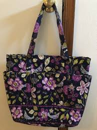 I got this bag in 'hipster' for christmas and i love it! Vera Bradley Tote Like New Pattern Floral Nightingale For Sale In Chesapeake Va Offerup