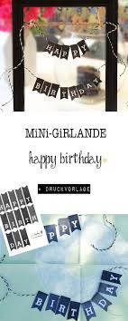 Hayppy Birthday Mini Girlande Susse Deko Fur Geburtstage Tischdeko Geburtstag Basteln Geburtstagsgirlande Tischdeko Geburtstag