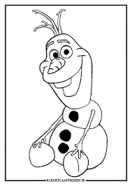 Geen zin of tijd om zelf te tekenen? Olaf Frozen Kleurplaat Gratis Downloaden Kleurplaat Frozen