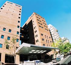 The barrio of palermo is to the southeast; Instituto Fleni Belgrano Buenos Aires Erasmus Foto Uba
