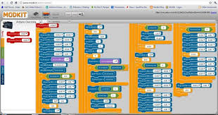 I Heard About A New Graphical Environment For Arduino Boards Called Modkit Ready To Emerge From Alpha Testing W Arduino Projects Arduino Arduino Programming