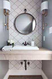 Elegant Powder Room Bathroom Home Decor And Interior Decorating Ideas Half Bathroom Simple Bathroom Remodel Bathroom Decor Bathroom Makeover