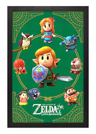 Go into the library (the big stone building in the southwest corner of the village), and with the pegasus boots equipped, hold. Legend Of Zelda The Link S Awakening Characters Picture Frame 13 X 19 Framed Pictures Video Games
