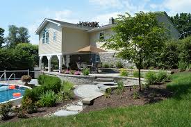 You should take a length of 2 x 4 that is slightly longer than your level and use duct tape to secure the level to that board. Making An Above Ground Pool Look Like It S Inground Landworx Of Ny Landscape Design And Build Goshen Ny Hudson Valley Landscaping Company