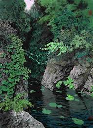 wu guoting 新派国画宗师吴国亭作品 minimalist painting hidden places watercolour painting
