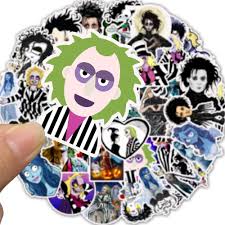 When the unbearable deetzes, and teen daughter lydia buy the home. 50pcs Tim Burton Movie Beetlejuice Edward Scissorhands Vinyl Stickers For Luggage Decal Graffiti Buy From 4 On Joom E Commerce Platform