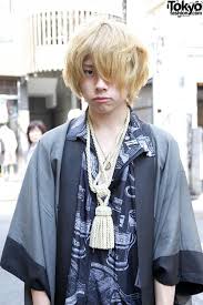 Blonde Japanese Couple In Happi Coats In Harajuku Japanese Traditional Dress Japan Fashion Harajuku Fashion