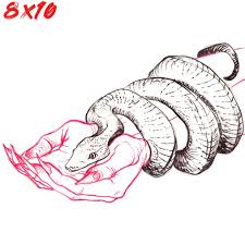 Snake Hands 8 X10 Print Snake Drawing Art Inspiration Drawing Snake Art