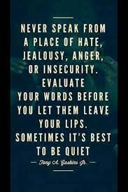 Don T Speak In Anger Words Quotes Inspirational Words Words
