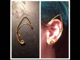Diy Simple Wire Elf Fairy Ears Youtube Ear Cuff Diy Ear Cuff Fairy Ears