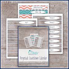 The Printable Perpetual Countdown Calendar This Crazy Homeschool Life You can keep a track of events and invariably keep organized with the calendar. the printable perpetual countdown calendar