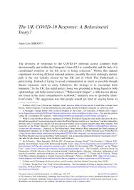 This data may not match the data supplied by the department for health and social care which supplies the uk data as. The Uk Covid 19 Response A Behavioural Irony European Journal Of Risk Regulation Cambridge Core