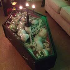 Cool Coffin Table Horror Decor Goth Home Decor Halloween Home Decor