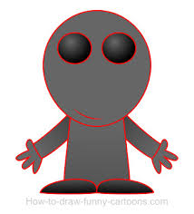 Are you searching for cartoon alien png images or vector? Drawing An Alien Cartoon