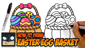 Diy | february 15, 2021 march 8, 2021. How To Draw Easter Basket Step By Step Tutorial For Beginners Youtube