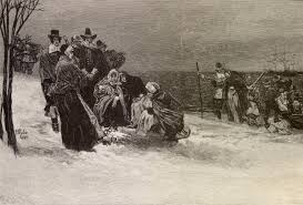 1620 The Pilgrims Landed On Plymouth Rock From The Mayflower Escaping The Puritans Ways They Left England And They Came T Pilgrim May Flowers Colonial America
