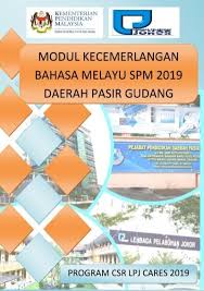 Ia merupakan peperiksaan kebangsaan yang utama, yang ditadbir secara berpusat dengan elemen penilaian kerja kursus yang ditadbir oleh sekolah dan diambil di akhir pendidikan sekolah menengah. Modul Bm Spm Ppd Pasir Gudang Program Csr Lpj Cares 2019