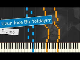 Asik Veysel Uzun Ince Bir Yoldayim Piyano Notasi Nasil Calinir 2020 Piyano Muzik