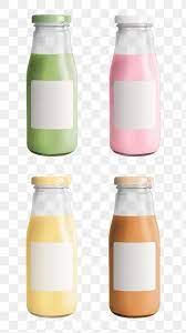 Milk Tea In Glass Bottles With Label Mockups Set Free Image By Rawpixel Com Ployploy Milk Tea Bottle Glass Bottles
